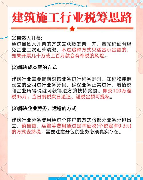 怎么样找到税点低的建筑材料发票_自然人代开政策建筑行业_建筑行业税务筹划方法