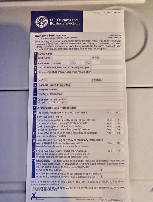 国外买的表如何过海关_出境旅游海关规定_携带物品免税限额