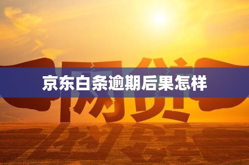 京东白条逾期有啥后果？亲身经历告诉你真相
