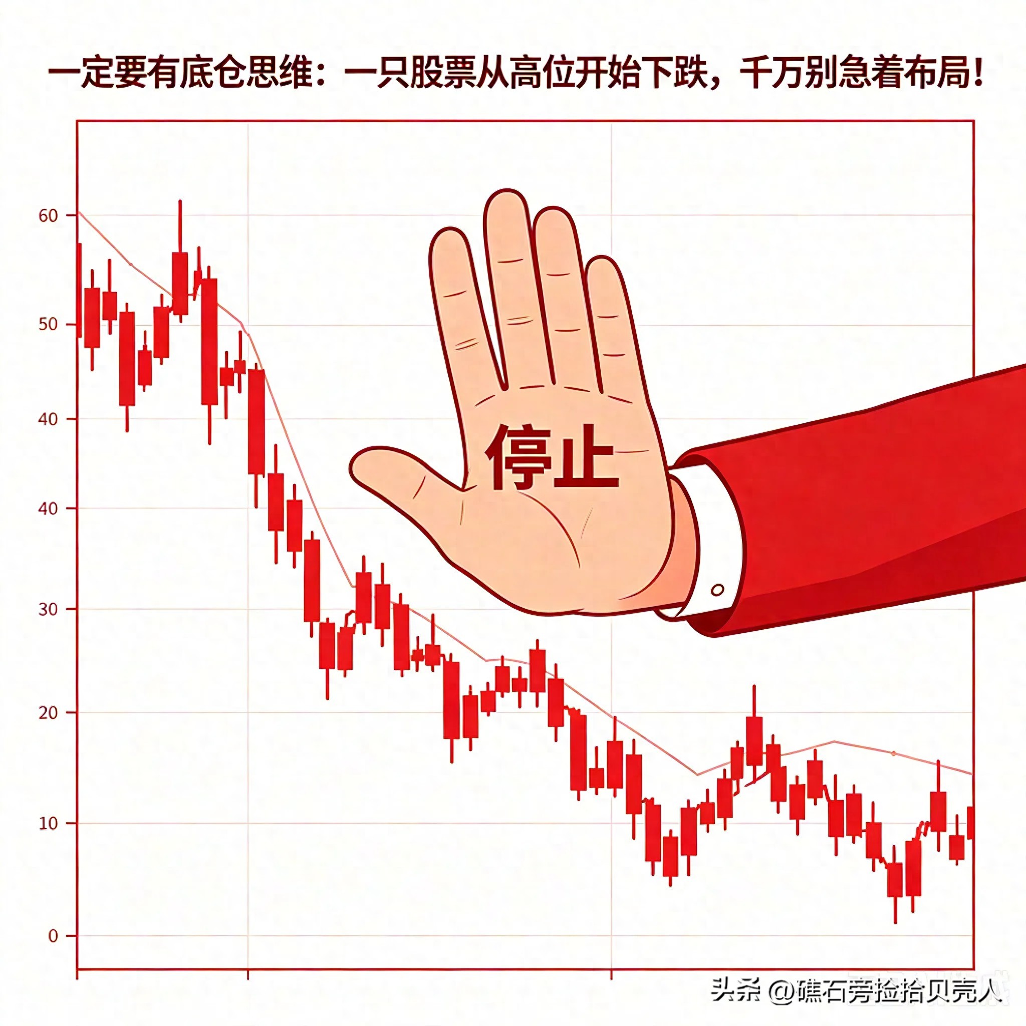 股票基本概念：别接高位下跌的盘，散户亏钱根源